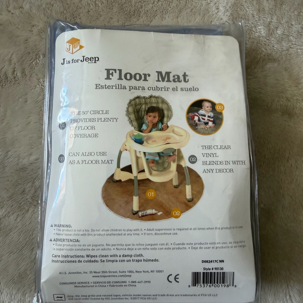 Jeep Clear Vinyl Floor Mat